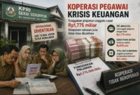 Koperasi Pegawai di Langkat ‘Tumbang’, Rp1,7 Miliar Cicilan Macet, Anggota Tak Bisa Tarik Uang