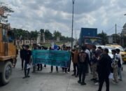AMPK Sumut Demo di Polda, Desak Kasus Kematian Tenggo Diambil Alih dari Polres Binjai