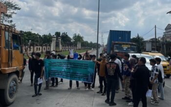 AMPK Sumut Demo di Polda, Desak Kasus Kematian Tenggo Diambil Alih dari Polres Binjai