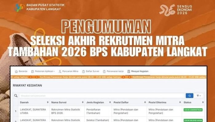 Warganet Soroti Rekrutmen Mitra Tambahan BPS Langkat, Transparansi Seleksi Dipertanyakan
