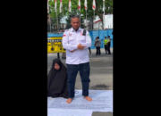 Demo Memanas! Massa KSPSI Mengaku Dilarang Salat di Kantor Pertamina Sumbagut, Manajemen Akhirnya Minta Maaf