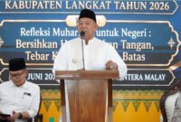 Bupati Langkat Sambut Kepulangan 398 Jamaah Haji di Peringatan Tahun Baru Islam 1448 Hijriah