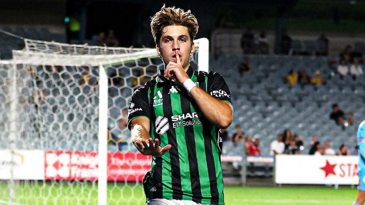 Luke Vickery saat bermain untuk Western United (c) Dok. Luke Vickery/IG @luke.vickery_