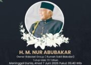 Owner Bidadari Group, H. M. Nur Abubakar Wafat di Usia 72 Tahun