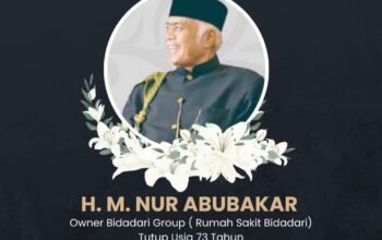 Owner Bidadari Group, H. M. Nur Abubakar Wafat di Usia 72 Tahun