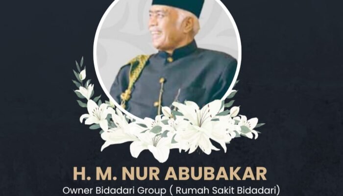 Owner Bidadari Group, H. M. Nur Abubakar Wafat di Usia 72 Tahun