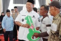 Langkat Peduli! BAZNAS Salurkan Bantuan Rp224 Juta, Syah Afandin Tambah Zakat Rp50 Juta