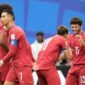 Pemain Portugal Joao Neves (kanan) merayakan gol pada laga Grup K Piala Dunia 2026 antara Portugal vs RD Kongo di Houston, Rabu, 17 Juni 2026 (c) AP Photo/Karen Warren