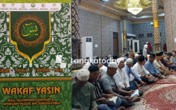 Keluarga dan Warga Padati Tahlilan Malam Kedua Almarhum H. M. Nur Abu Bakar