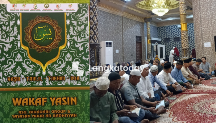 Keluarga dan Warga Padati Tahlilan Malam Kedua Almarhum H. M. Nur Abu Bakar