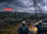 Sumut Dilanda Cuaca Ekstrem, 12 Tower Transmisi PLN Rusak dan Sempat Ganggu Pasokan Listrik