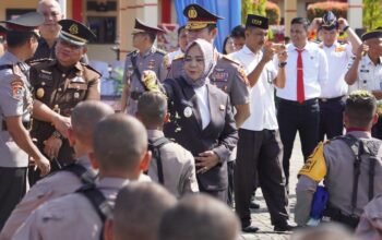 103 Calon Bintara Polri Mulai Pendidikan di SPN Hinai, Tiorita Beri Pesan Inspiratif
