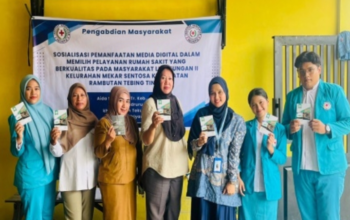 Dosen Institut Kesehatan Helvetia Edukasi Warga Tebing Tinggi Memilih Rumah Sakit Berkualitas Lewat Media Digital