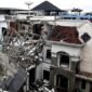 Penampakan rumah yang terdampak ledakan di Komplek Grand Polonia Medan, Kota Medan, Sumatera Utara, Senin (20/7/2026). (ANTARA FOTO/Humas Brimob Polda Sumut)
