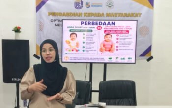 Dosen Institut Kesehatan Helvetia Dampingi Praktik Pemenuhan Gizi Baduta di Puskesmas Medan Labuhan