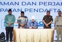 Langkat Percepat Sertifikasi Tanah Wakaf, Tiorita Teken MoU Bersama Kejari, Kemenag, BPN dan BWI