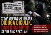 Siswa SMP Negeri 1 Medan Diduga Diculik, dan Dirampok Sepulang Sekolah