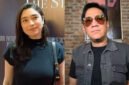 Kolase foto Amanda Lintang Larasati Rigby dan Andre Taulany
