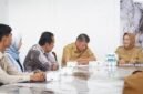 Jajaran Bank Sumut Cabang Stabat melakukan kunjungan Silaturahmi dengan Pemkab Langkat, Senin (21/9). Foto: Diskominfo Langkat
