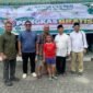 MASJID: Pengurus BKM Al Badar di Jalan Gatot Subroto, Medan, Yayasan Peduli Kebaikan Dunia dan masyarakat saat program pangkas gratis bagi masyarakat sekitar, Jumat (18/9).