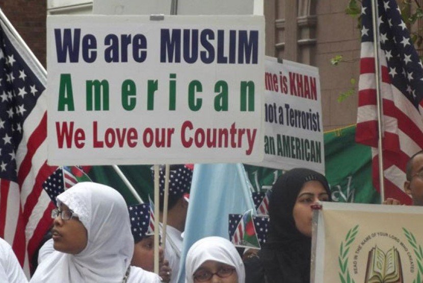Muslim AS kampanye anti Islamofobia. Foto: worldbulletin