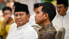 Prabowo dan Gibran hadiri buka puasa bersama Partai Golkar.
 Foto: Erlangga Bregas Prakoso/ANTARA FOTO