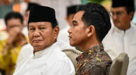 Prabowo dan Gibran hadiri buka puasa bersama Partai Golkar.
 Foto: Erlangga Bregas Prakoso/ANTARA FOTO