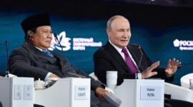 Presiden Prabowo Subianto di Eastern Economic Forum (EEF) ke-11, Vladivostok, Rusia, Kamis (3/9/2026). (Foto: Muchlis Jr - Biro Pers Sekretariat Presiden)