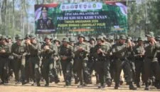Upacara pelantikan Polisi Khusus Kehutanan Tahun Anggaran 2026, Jumat (16/10). Foto: Dok. Divhumas Polri