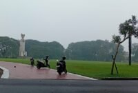AQI Stabat Melonjak ke 204, Kabut Selimuti Alun-Alun Tengku Amir Hamzah