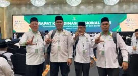 Pimpinan Baznas Langkat turut menghadiri Rakornas BAZNAS 2026 yang berlangsung 13-15 Oktober 2026 di Jakarta, Rabu (14/10) | Foto: Istimewa