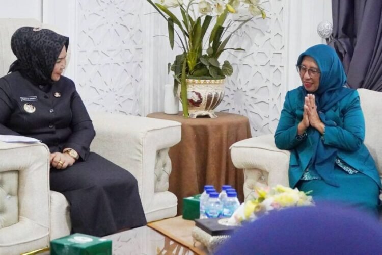 Tiorita Serahkan SK Plt Ketua TP PKK Langkat kepada Rosda Neli, Ini Harapannya