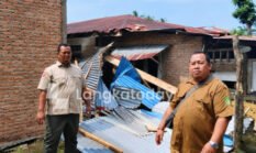 Puting Beliung Tewaskan Warga di Sawit Seberang, Banjir Rendam Tiga Kecamatan di Langkat