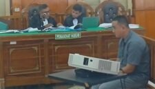 Foto: Sidang keterangan terdakwa Yaqub kasus suap Bupati Langkat nonaktif Ondim di ruangan Cakra 1 Pengadilan Negeri Medan, Kamis (29/10/2026) (Juita Sinuhaji/detikSumut)
