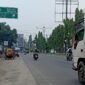Keadaan udara diseputaran Kota Stabat, Rabu (14/10) | Foto: Andi/Langkatoday