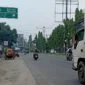 Keadaan udara diseputaran Kota Stabat, Rabu (14/10) | Foto: Andi/Langkatoday